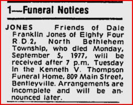 Dale Franklin Jones